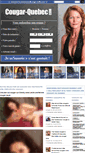 Mobile Screenshot of cougar-quebec.com